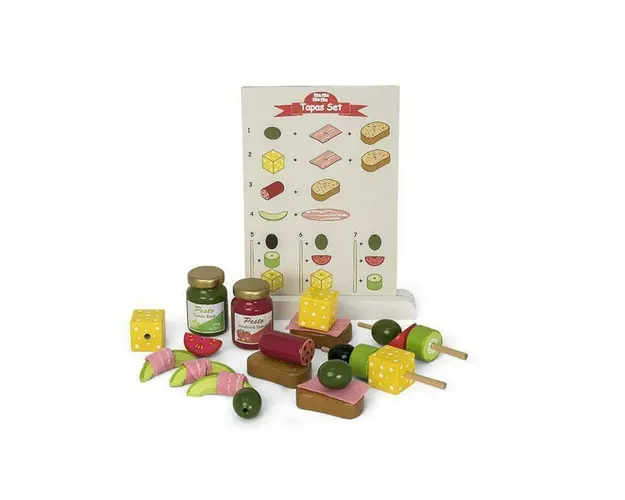 Set gustari (tapas) de jucarie, 3+ MAMAMEMO