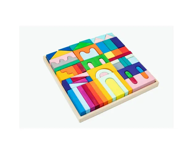 Marc toys - Set Handmade, Constructor din Lemn Didu