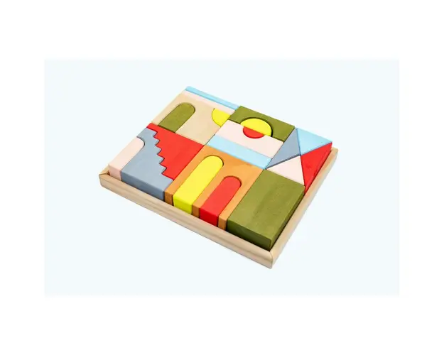 Marc toys - Set Handmade, Constructor din Lemn Mati