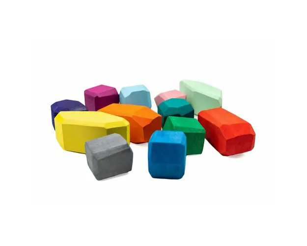 Marc toys - Set Handmade, Wooden rocks