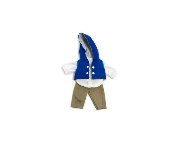 Miniland - Imbracaminte si incaltaminte Set imbracaminte vreme temperata , Pentru papusi de 32 cm