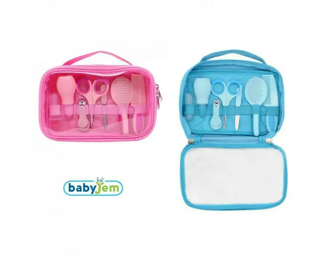 Set ingrijire unghii copii cu 7 piese BabyJem (Culoare: Bleu)