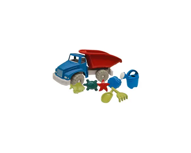 Set jucarii apa si nisip cu basculanta, stropitoare, forme si unelte Recycled