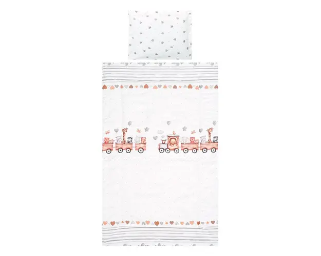 Lorelli - Set lenjerie pat 3 piese, bumbac ranforce, Cosy,
