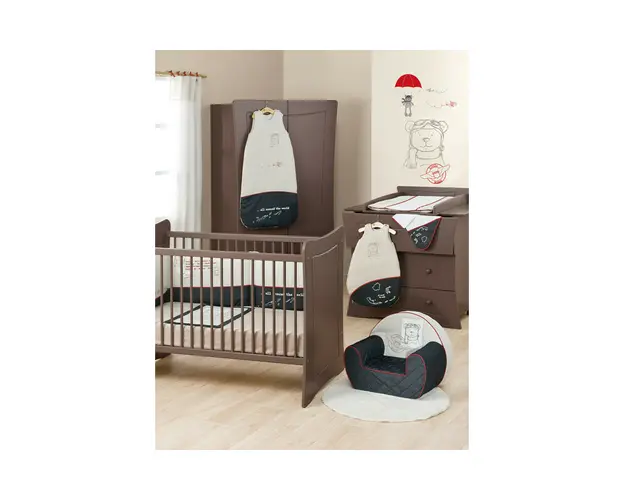 Set lenjerie patut 4 piese Little Aviator Candide
