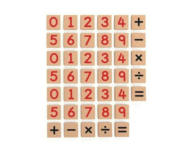 Viga - Set magnetic Cifre , 40 buc
