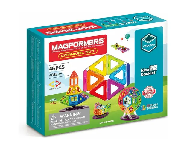 Set magnetic de construit Magformers, Carnival Plus, 48 piese