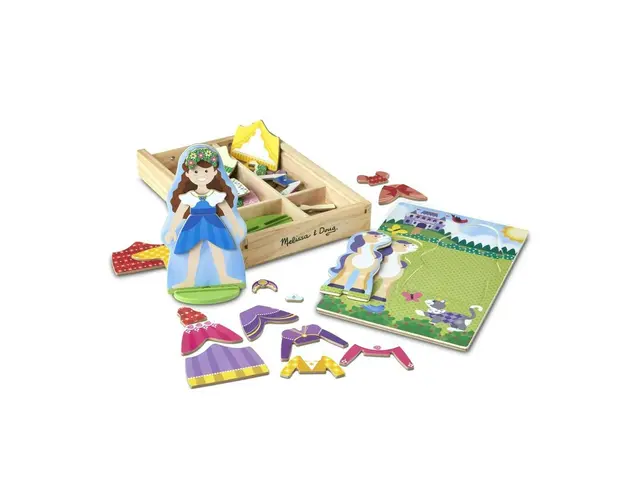 Melissa & Doug - Joc magnetic De imbracat printesa si calutul