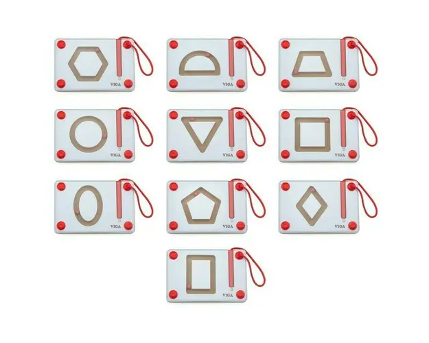 Viga - Set magnetic Forme geometrice , Pentru scriere