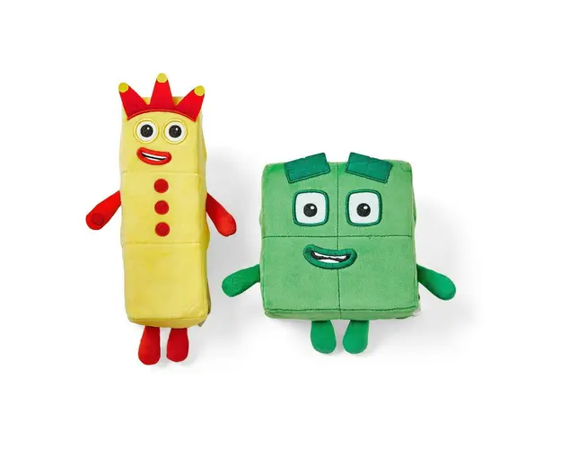 Set mascote din plus Numberblocks - Trei & Patru