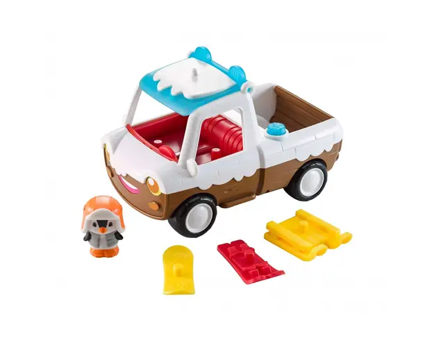 Set Masina Pick-up de Jucarie cu Zapada din universul Klorofil