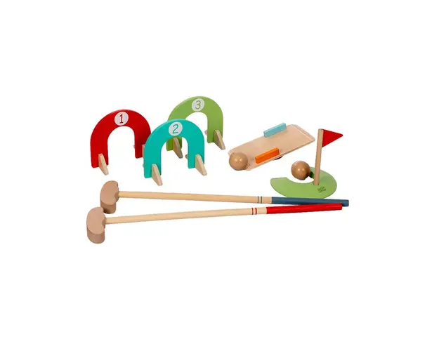 Set mini golf din lemn, 3+ FSC MAMAMEMO