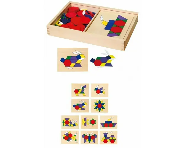 Viga - Joc educativ Tangram , Cu modele
