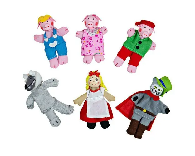 Set papusi degetar - Povestile copilariei