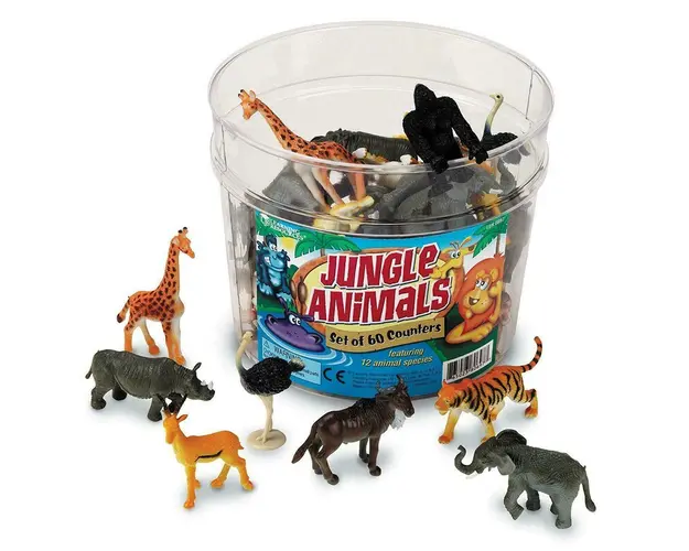Set pentru sortat - Animalute din jungla