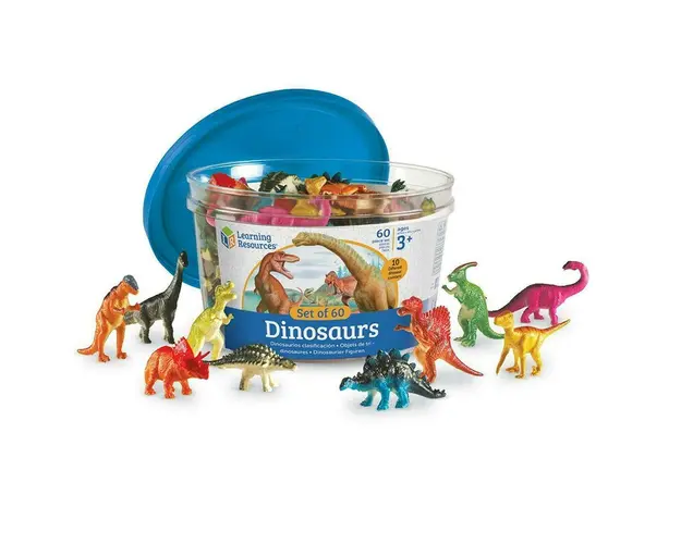 Set pentru sortat - Dinozauri jucausi (60 piese)