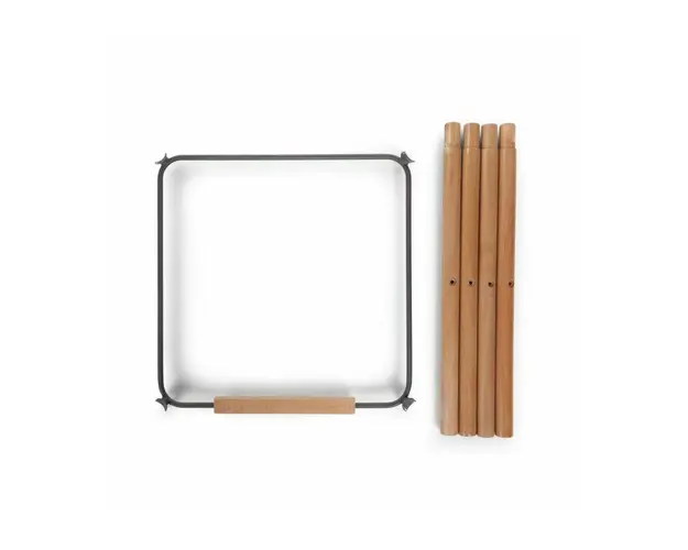 Set picioare cu suport pentru scaun de masa Childhome Evolu Natural/Antracit