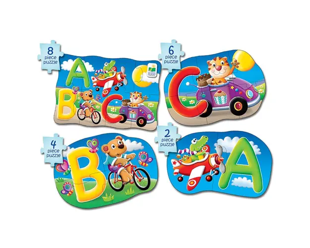 Set Primele Mele 4 Puzzle-Uri Abc - Eng