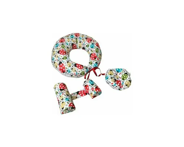 Set primele perne ale bebelusului Deluxe - buburuze