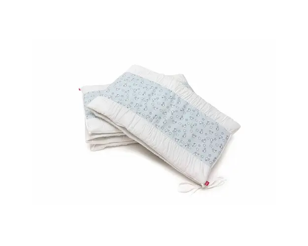Set protectii patut Blue Ducks, din bumbac, 63x127 cm