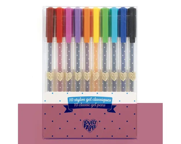 Djeco - Set roll-gel , 10 culori