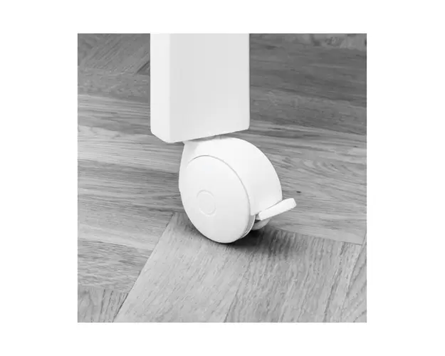 Set roti pentru patut copii Woodies, 120 x 60 cm, Alb