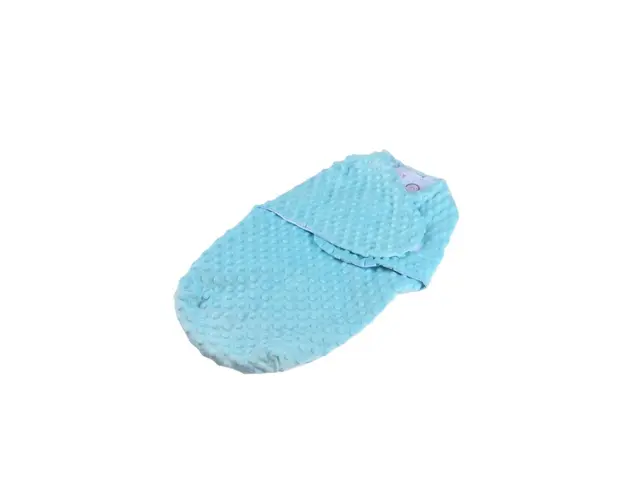 Sistem de infasat minky bleu si bumbac 100% model curcubee 0-3 luni