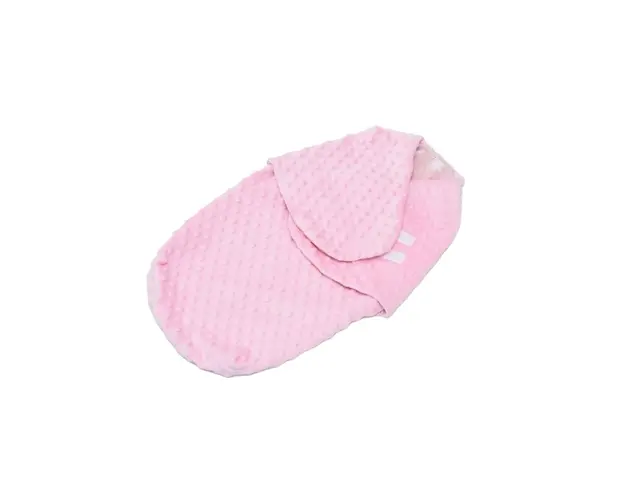 Sistem de infasat minky roz pal si bumbac 100% model balerine 0-3 luni