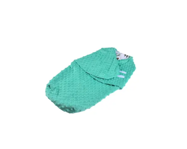 Sistem de infasat minky turquoise si bumbac 100% model caprioare 0-3 luni