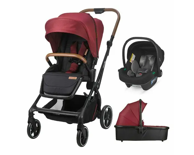 Sistem modular 3in1 Coccolle Saliara Cabernet + Scoica Coccolle Knox Anthracite