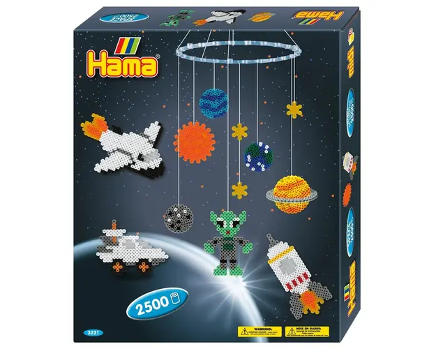 SPATIUL - 2500 margele HAMA MIDI in cutie