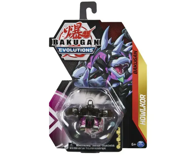 Spin Master BAKUGAN S4 BILA CLASICA HOWLKOR NEGRU