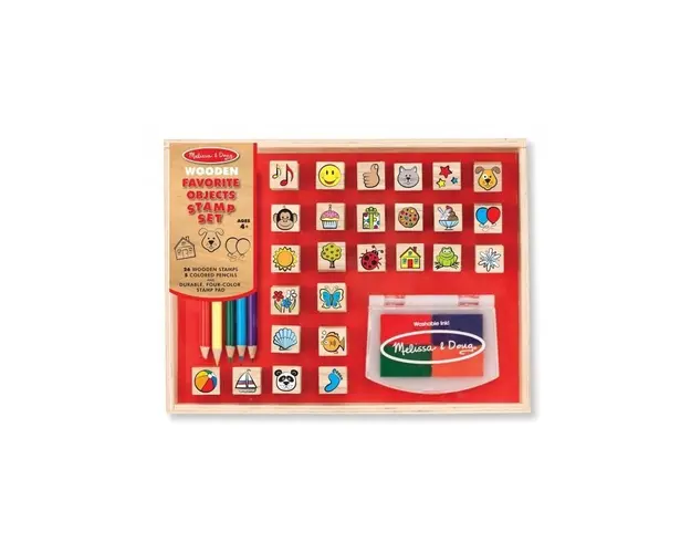 Melissa & Doug - Stampile Obiectele preferate Melissa and Doug