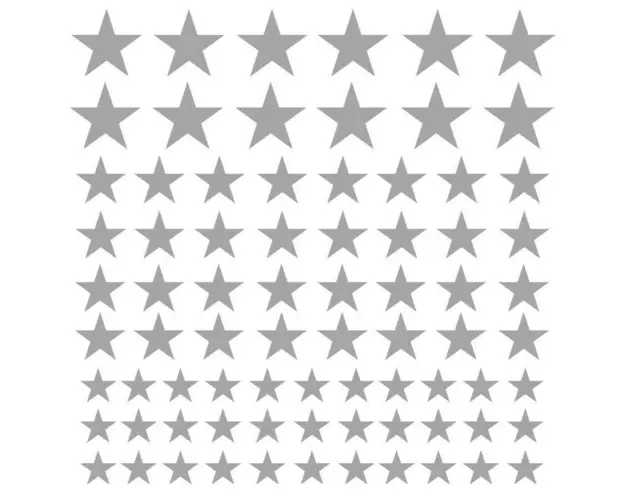 Tiny star - Stickere pentru perete, pentru camera copilului, Sylver
