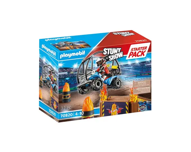 Playmobil - Stunt Show - Vehicul Si Rampa De Foc