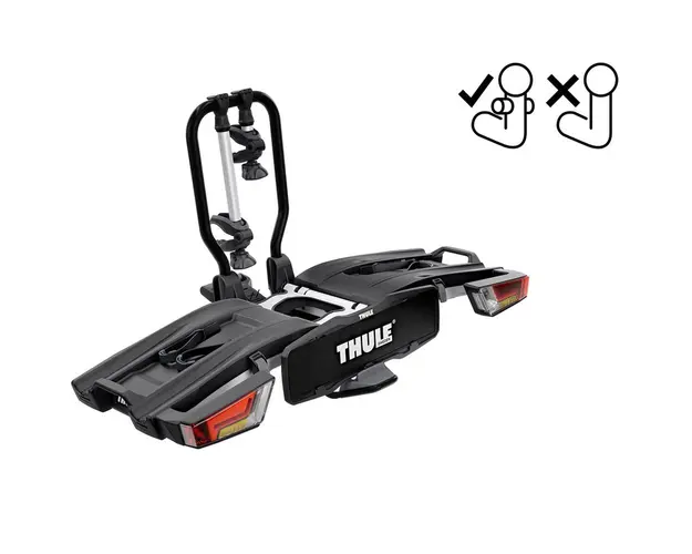 Suport biciclete Thule EasyFold XTF 2 cu prindere pe carligul de remorcare (13 pini) - pentru 2 biciclete