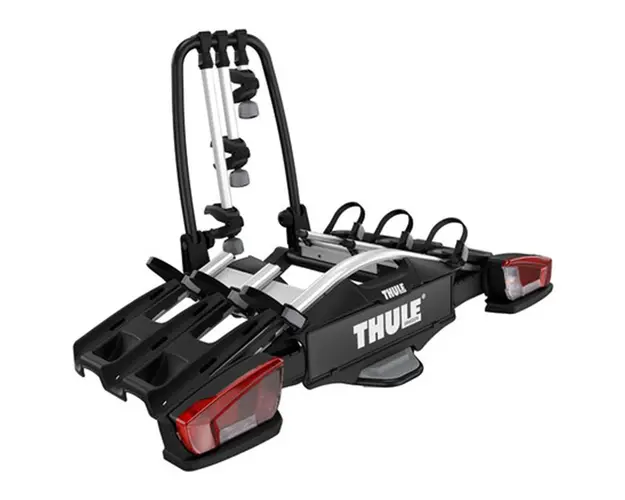 Suport biciclete Thule VeloCompact 926 cu prindere pe carligul de remorcare, pentru 3 biciclete