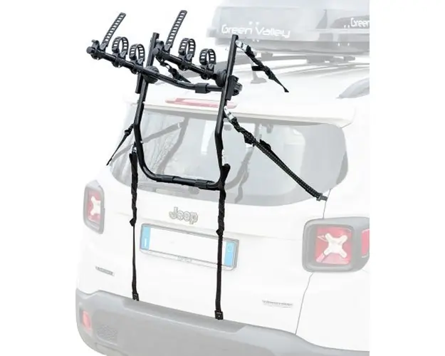 Suport pentru 3 biciclete Green Valley Adventure 160619 scurt cu prindere pe haion