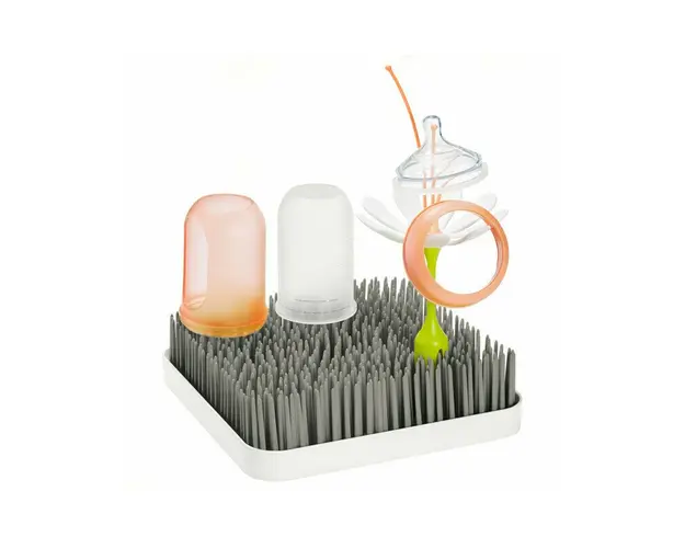 Boon - Suport uscare accesorii bebelus, GRASS, gri,