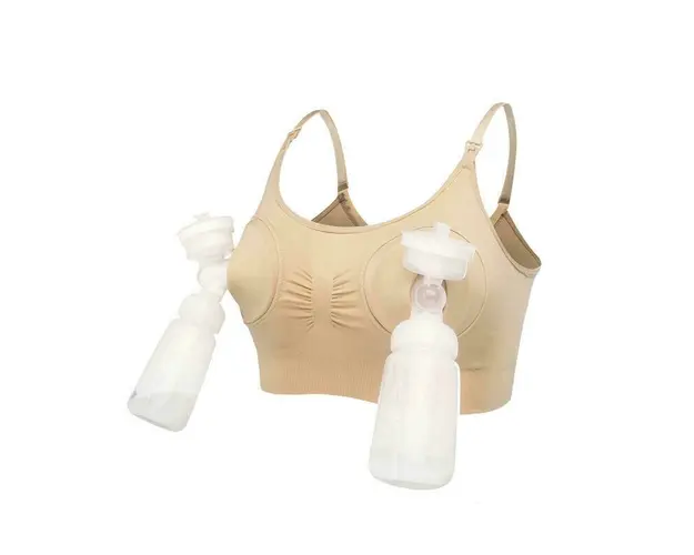 Sutien 2 in1 - Alaptare si sustinere pompa san (bej)