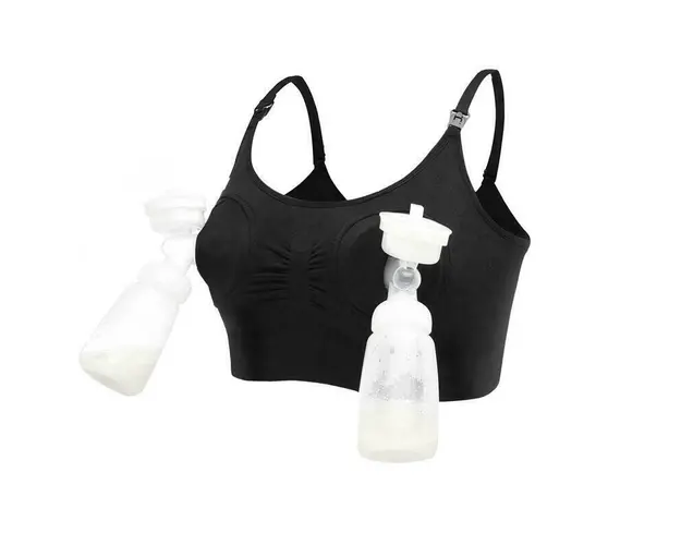 Sutien 2 in1 - Alaptare si sustinere pompa san (negru)