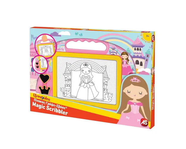 AS - Tablita magnetica Magic Scribbler Baby princess