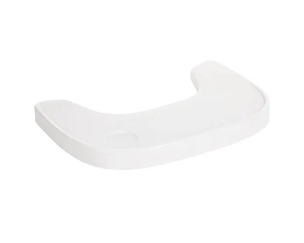 Tavita scaun de masa Childhome Evolu + Protectie din silicon, Alb