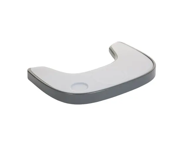 Tavita scaun de masa Childhome Evolu + Protectie din silicon, Antracit