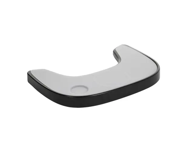 Tavita scaun de masa Childhome Evolu + Protectie din silicon, Negru