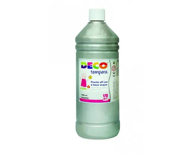 Tempera DECO 1000 ml argintiu