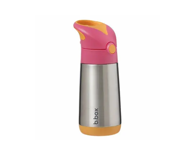 Termos cu pai B.Box, 350 ml, +12 luni, roz cu portocaliu