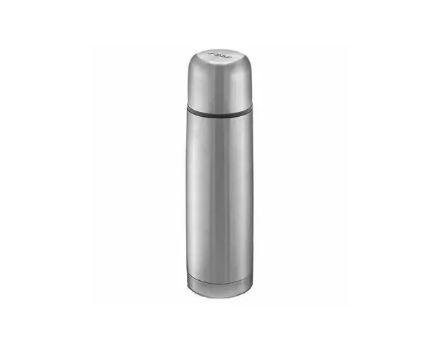 Termos, Reer, Pure, Pentru lichide, Din otel inoxidabil vidat, 450 ml, Fara BPA, Gri