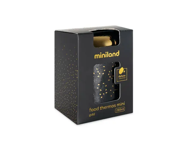 Termos Mancare Solida Deluxe 280 ml Gold Miniland