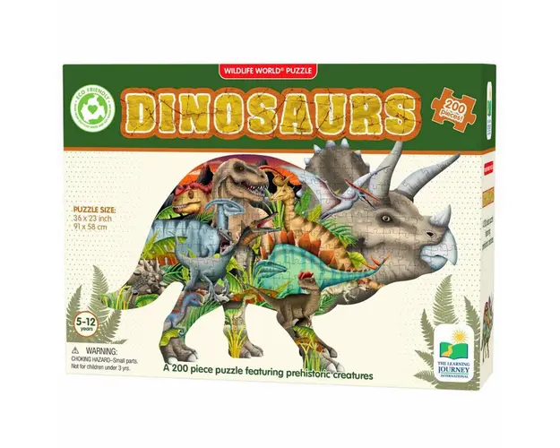 THE LEARNING JOURNEY - PUZZLE DINOZAURI 200 PIESE
